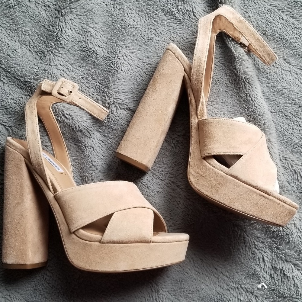 High heeled sandals